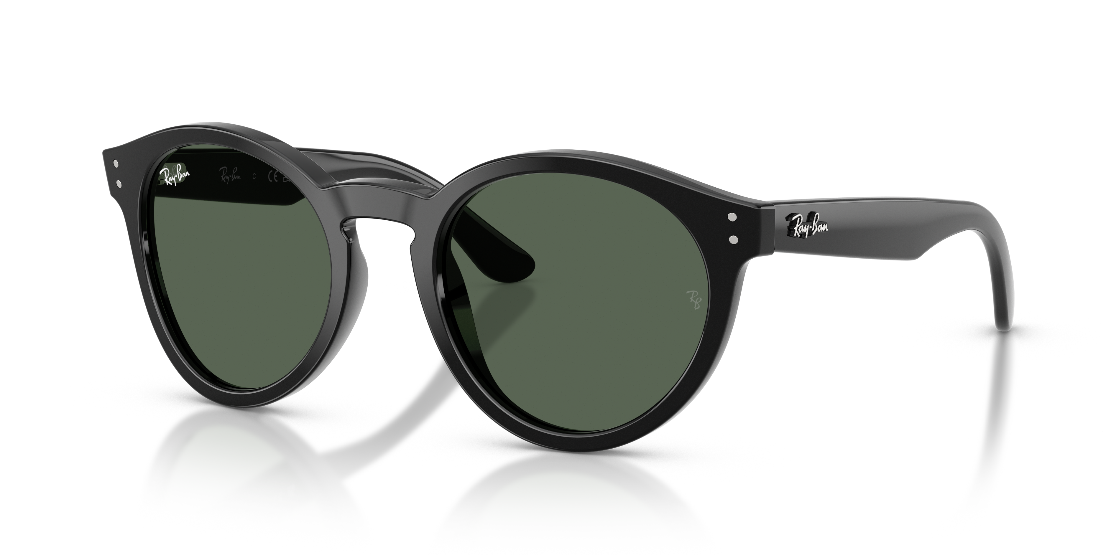 Ray-Ban 2180 Reverse M (52 - 22) with Green lenses and Black frame