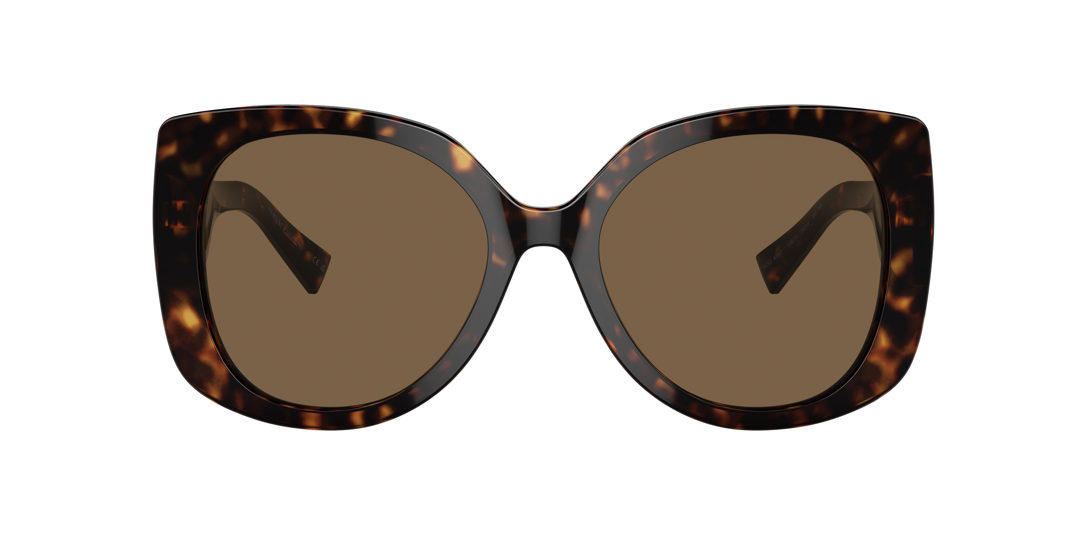 ひとめぼれ♪◇ラウンド Sunglasses◇VERSACE Versace VE4387 L (56 - 19) with Brown lenses and Tortoise