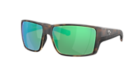 COSTA 6S9080 Reefton PRO Matte Tortoise - Men Sunglasses, Green Mirror Lens