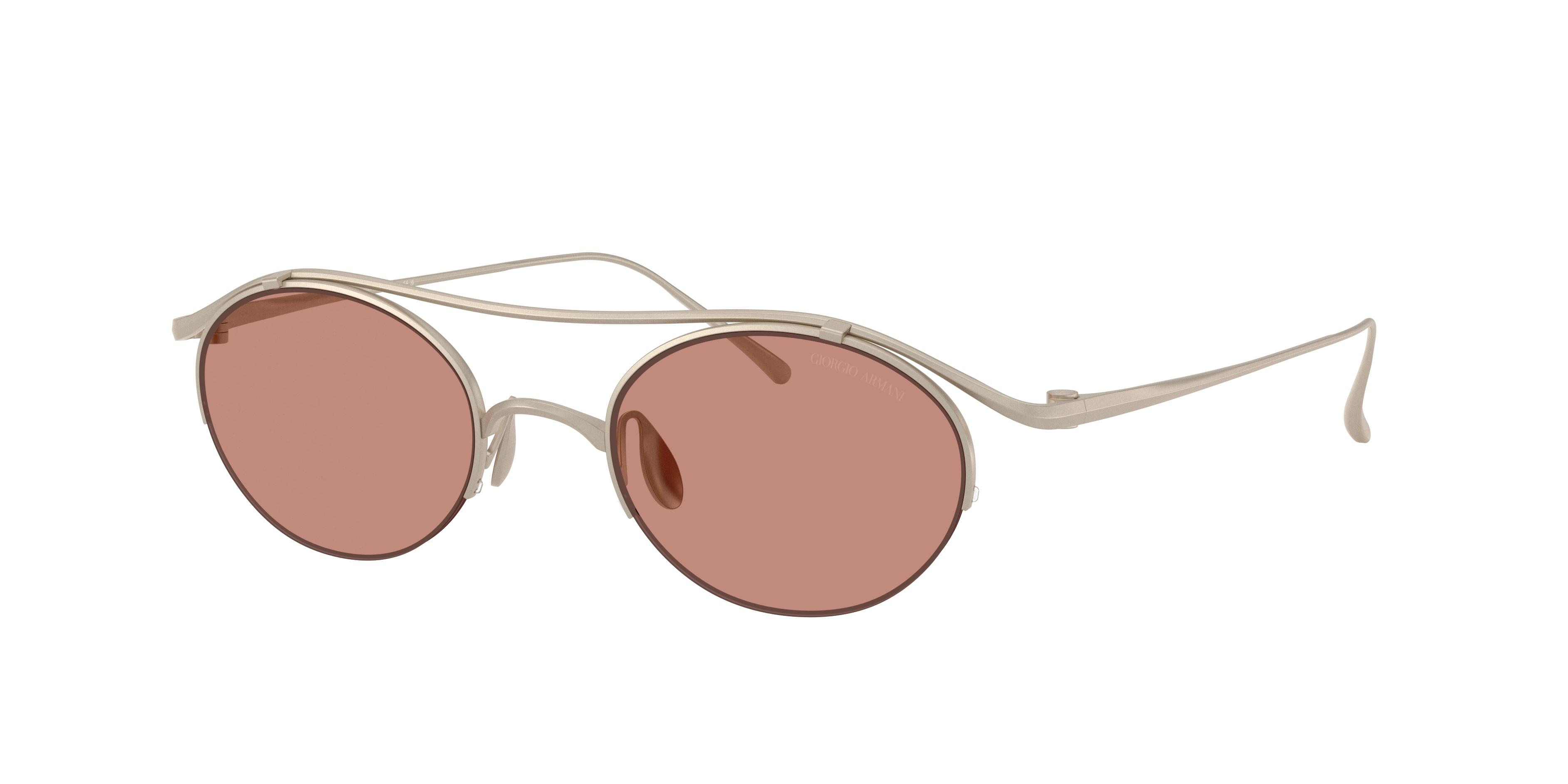 Giorgio Armani Man Sunglass AR6172T -  Frame color: Matte Bronze, Lens color: Dark Violet