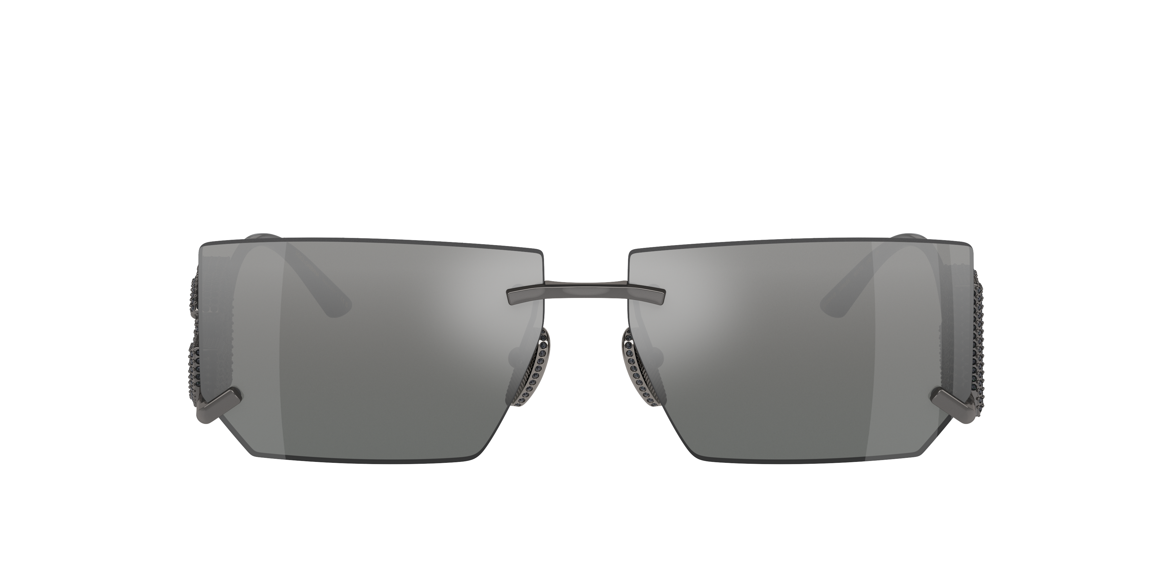 Dolce & Gabbana Dolce&gabbana Woman Sunglasses Dg2304b In Grau Verspiegelt Silber Verlauf