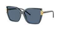 NIB Tory Burch Sunglasses TY9076U Black Frames Tory Burch TY9076U L (58 - 16) with Grey lenses and Black  main image 3