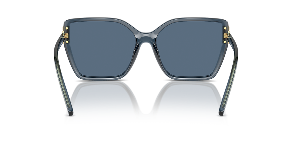 TORY BURCH TY9076U Transparent Blue - Women Sunglasses, Dark Blue Lens