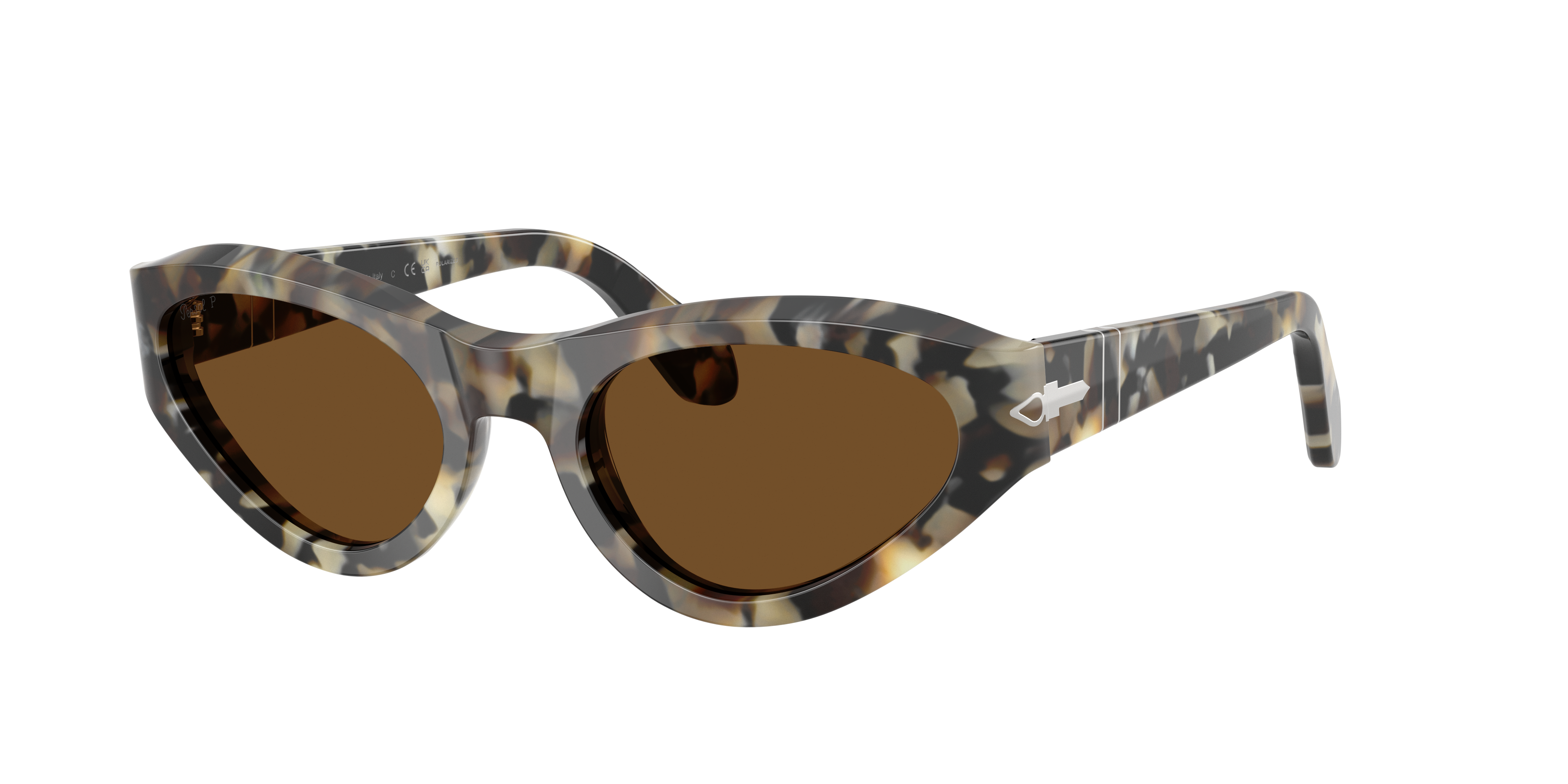 Persol Woman Sunglass PO0052S -  Frame color: Brown Tortoise, Lens color: Brown Polarized
