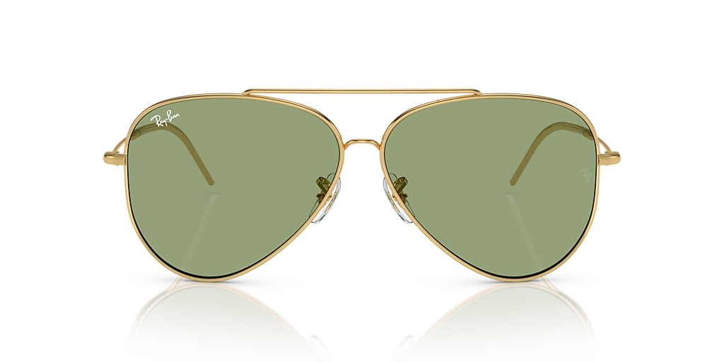 Ray-Ban Aviator Reverse XXL (62 - 11) with Green lenses and  display picture 1