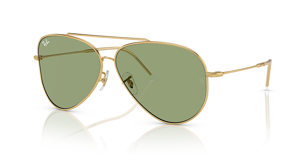 【新品】Rayban レイバン RBR0101S-9036 AVIATOR REVERSE サングラス ゴールドフレーム 金縁 グリーンレンズ rbr0101s-9036 Amazon.com: Ray-Ban RBR0101S Aviator Reverse Sunglasses