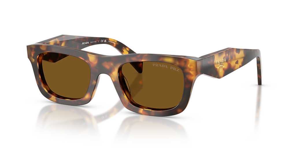 Prada PR C06S S (50 - 21) with Brown lenses and Tortoise frame