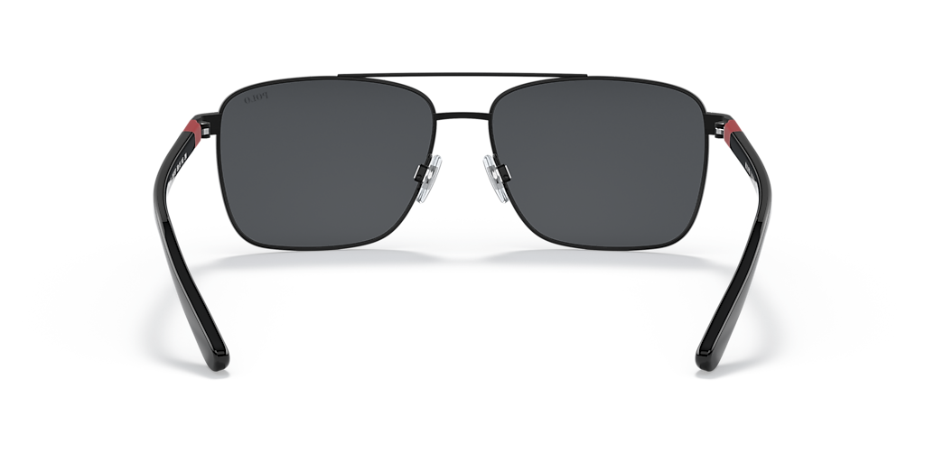 POLO RALPH LAUREN PH3137 Semi-Shiny Black - Men Sunglasses, Grey Lens