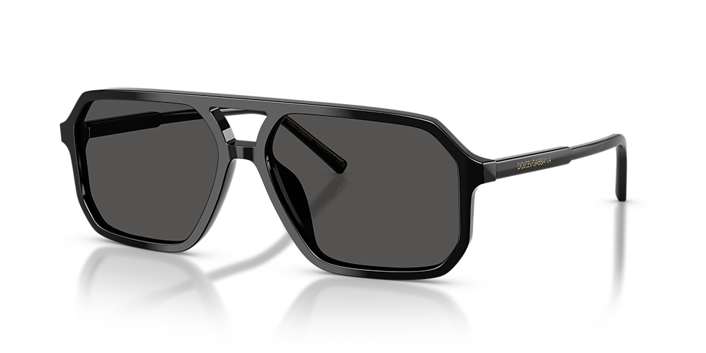 Dolce&Gabbana DG4541 XL (59 - 15) with Grey lenses and Black frame