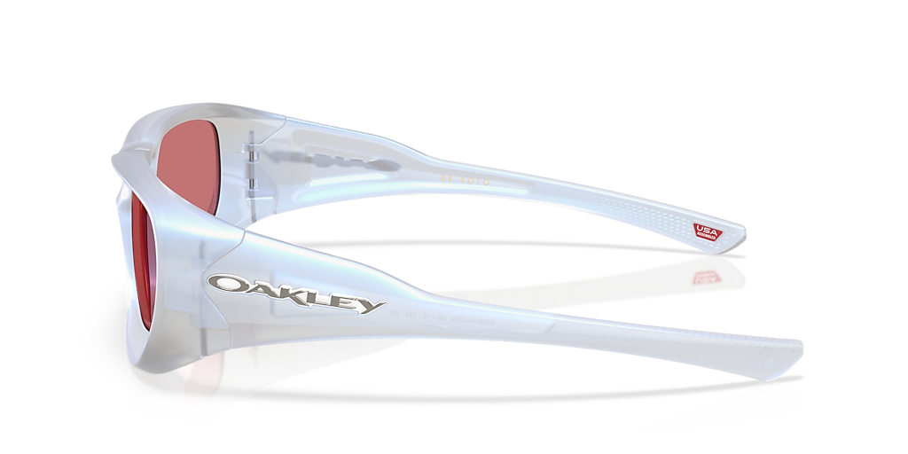 OAKLEY OO9494 De Soto Light Matte Stonewash Opaline - Unisex Sunglasses, Prizm Berry Lens