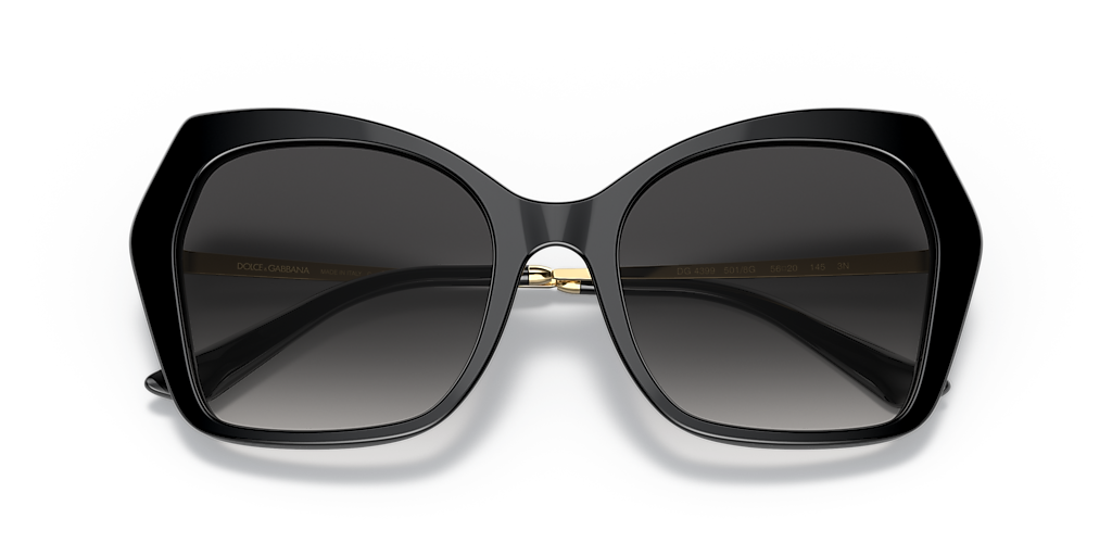 Dolce&Gabbana DG4399 XL (56 - 20) with Grey lenses and Black