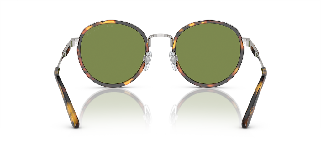 RALPH LAUREN RL7081 The Clubman Antique Havana - Men Sunglasses, Green Lens
