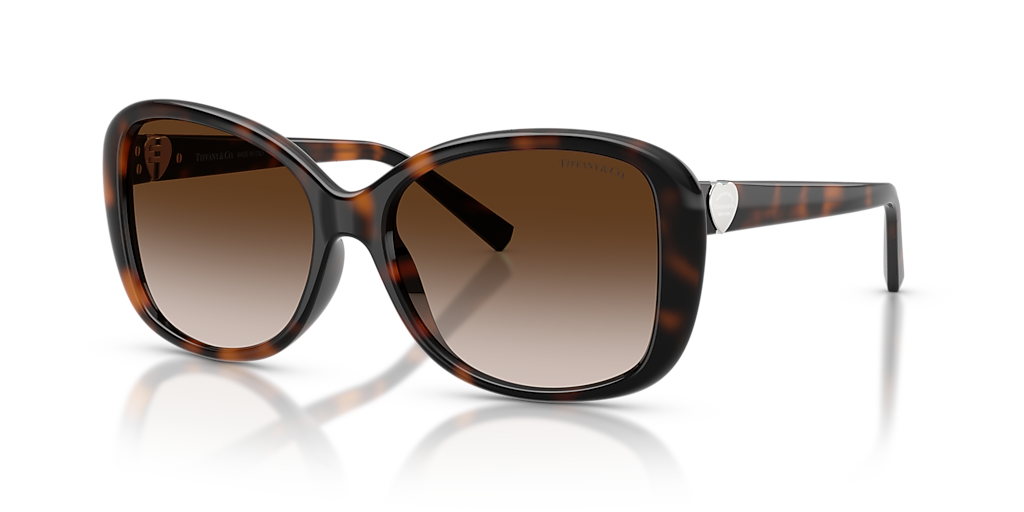 Tiffany & Co. TF4257U L (56 - 16) with Brown lenses and Tortoise