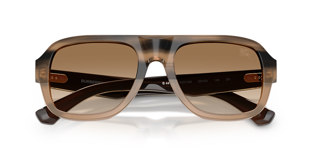 Burberry BE4478 L (55 - 20) with Brown lenses and Beige frame