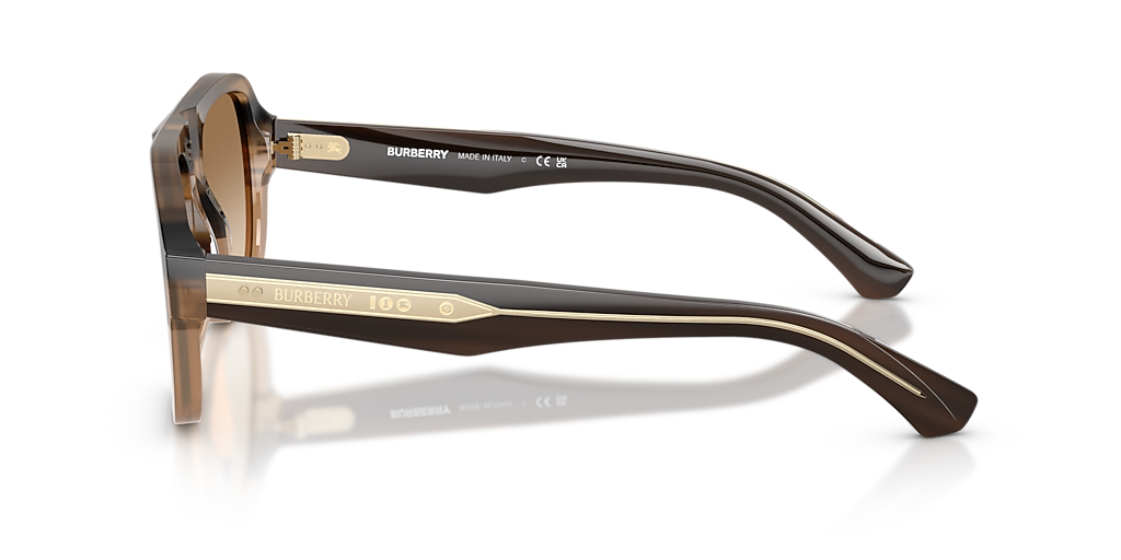 Burberry BE4478 L (55 - 20) with Brown lenses and Beige frame