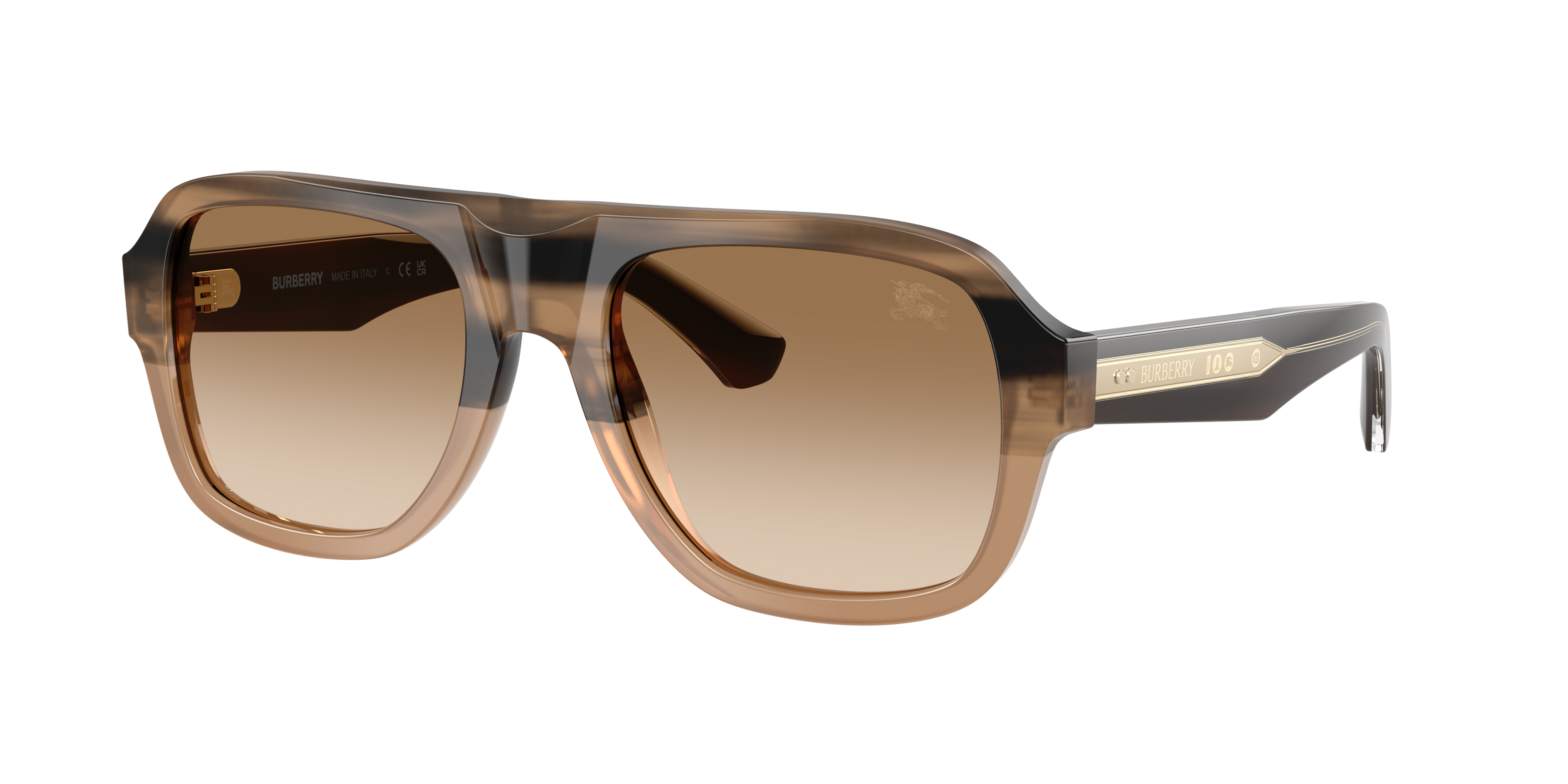Burberry BE4478 L (55 - 20) with Brown lenses and Beige frame