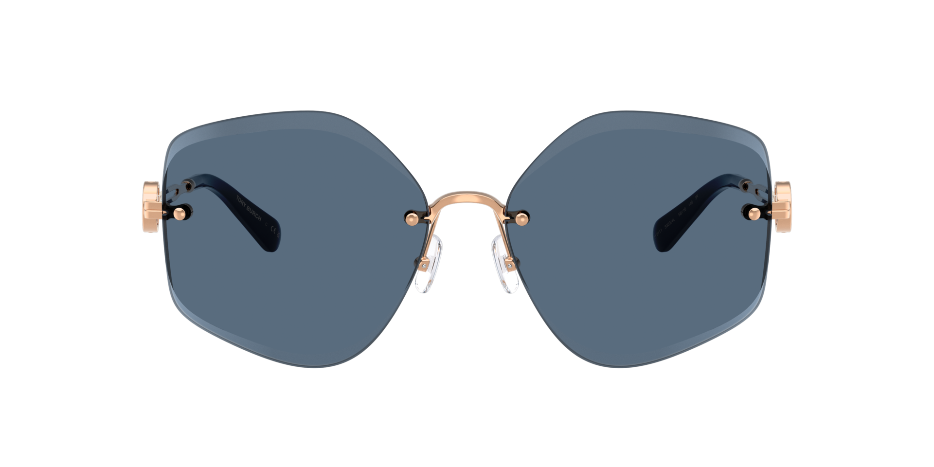 Unique two tone gold and blue Tory Burch sunglasses Tory Burch Women main image 4