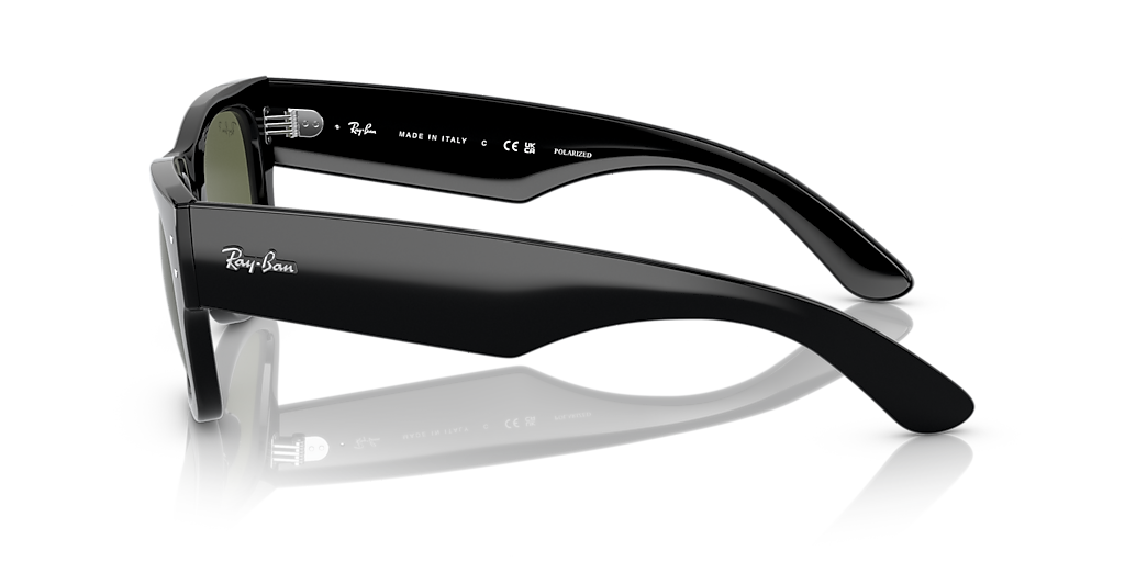 Ray-Ban Mega Wayfarer L (52 - 21) with Green lenses and Black