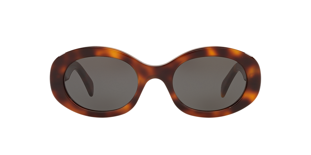 CELINE CL40194U Tortoise Blonde - Woman Luxury Sunglasses, Grey Lens