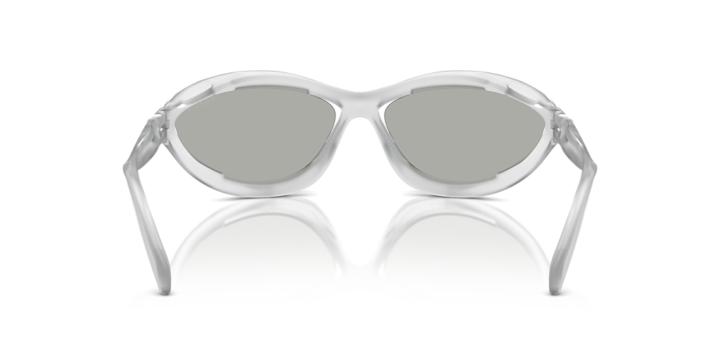 【yudai】PRADA frosted sunglasses Prada PR A23S M (60 - 17) with Silver lenses and Transparent