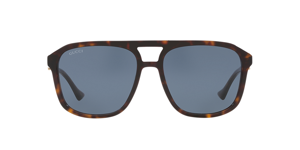 Gucci GG1494S M (57 - 17) with Blue lenses and Tortoise frame