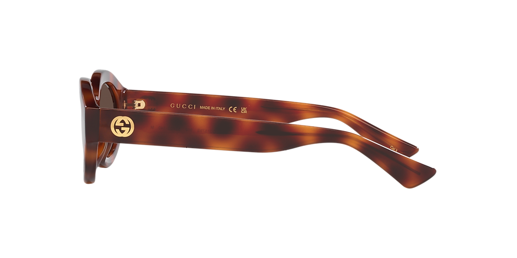 カチューシャ(GUCCI) Gucci GG1579S S (53 - 22) with Brown lenses and Tortoise frame