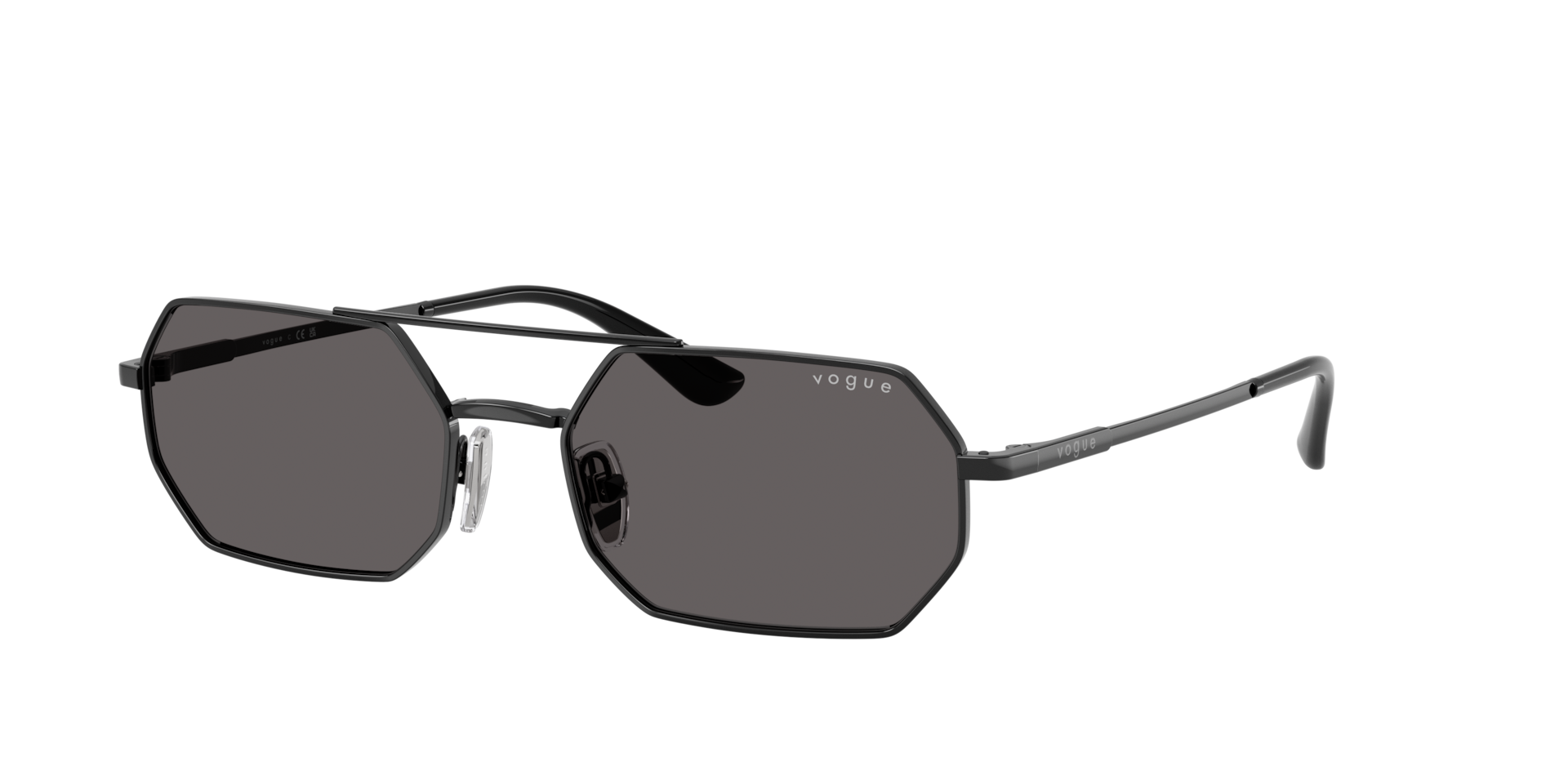 Vogue Eyewear Woman Sunglass VO4329S -  Frame color: Black, Lens color: Black Smoke