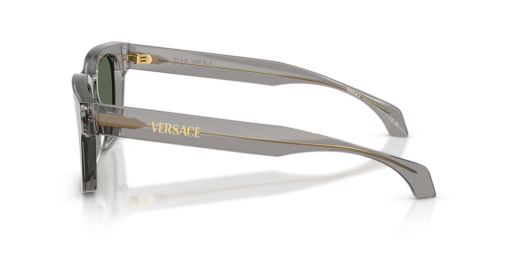 Versace VE4486F L (52 - 19) with Green lenses and Grey frame