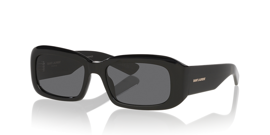 Saint Laurent SL 809 M (55 - 18) with Black lenses and Black frame