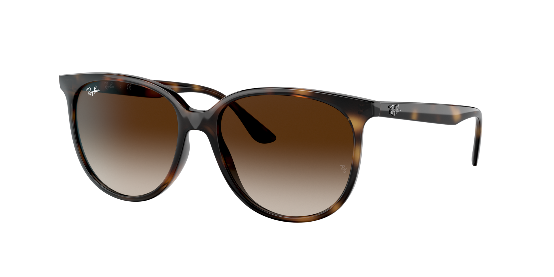 Ray-Ban Woman Sunglass RB4378 -  Frame color: Havana, Lens color: Gradient Brown