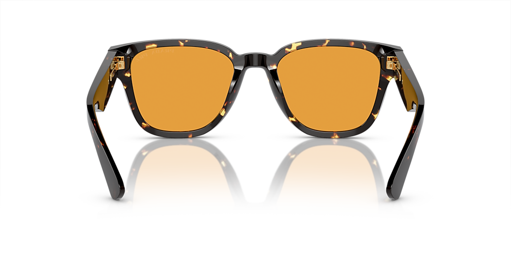 PRADA PR A04S Havana Black/Yellow - Men Luxury Sunglasses, Yellow Polar Lens