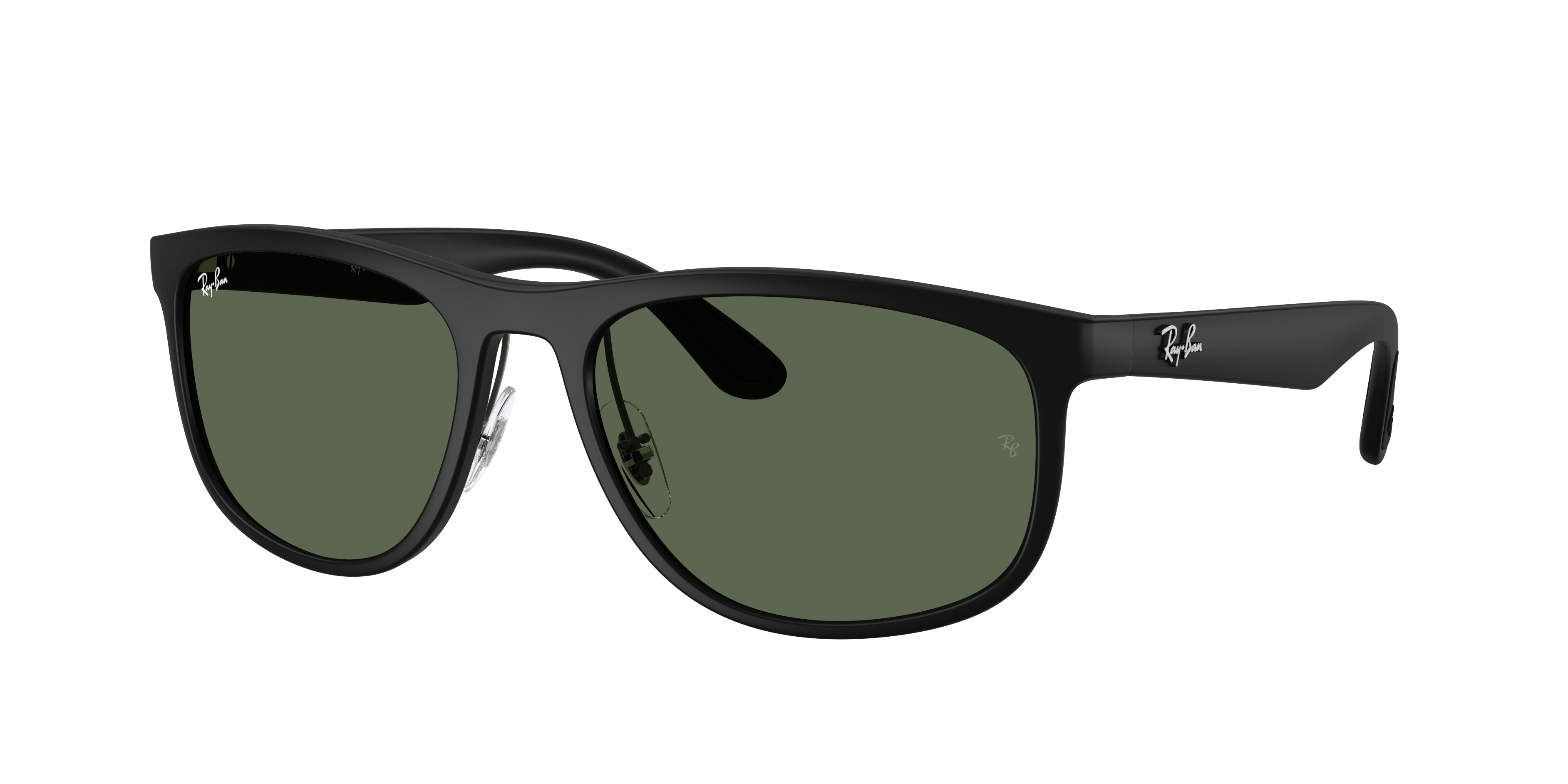 Ray-Ban Unisex Sunglass RB4468 Liteforce -  Frame color: Sand Black, Lens color: Dark Green