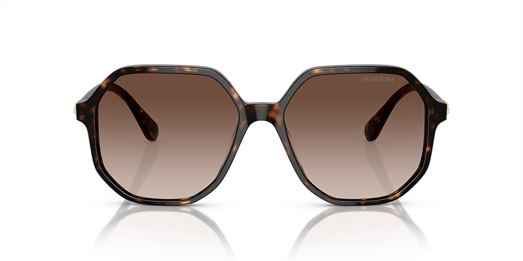 Swarovski SK6003 XL (57 - 16) with Brown lenses and Tortoise frame