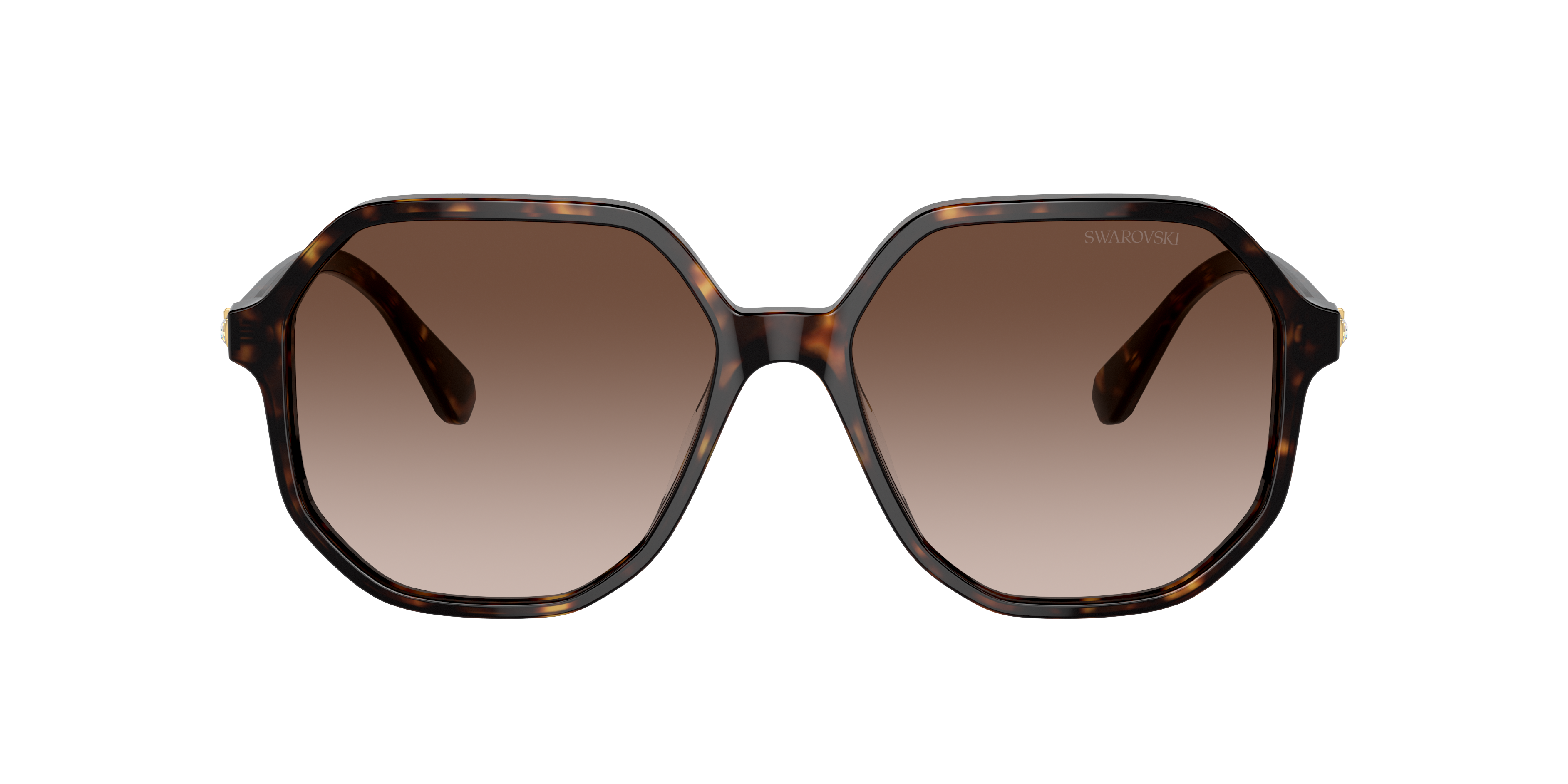 Swarovski SK6003 XL (57 - 16) with Brown lenses and Tortoise frame