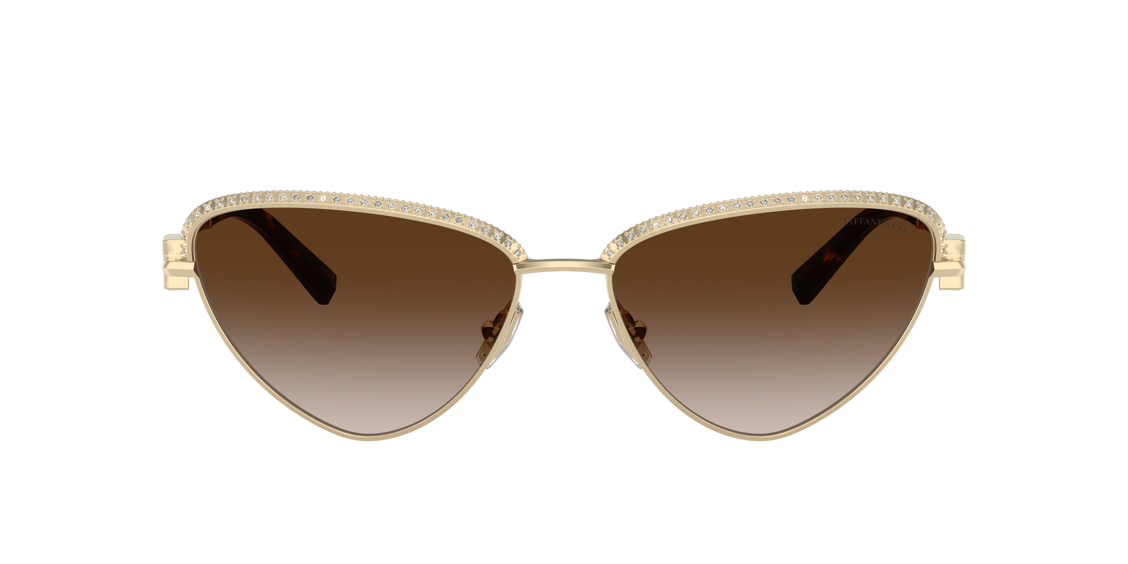 Tiffany & Co . Woman Sunglasses Tf3107kb In Brown Gradient