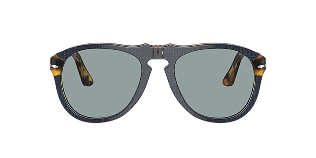 Persol PO0649 649 - Original 54 Light Blue & Madreterra Polarized 