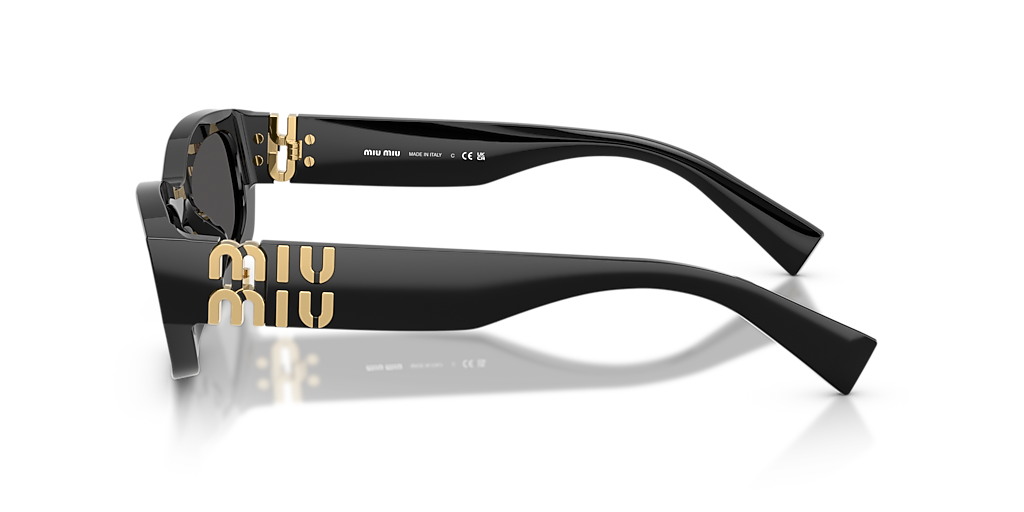 Miu Miu MU B04S L (53 - 22) with Grey lenses and Black frame