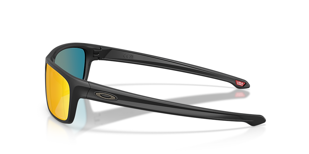 OAKLEY OO9408 Sliver Stealth Matte Black - Man Sunglasses, Ruby Iridium Polarized Lens