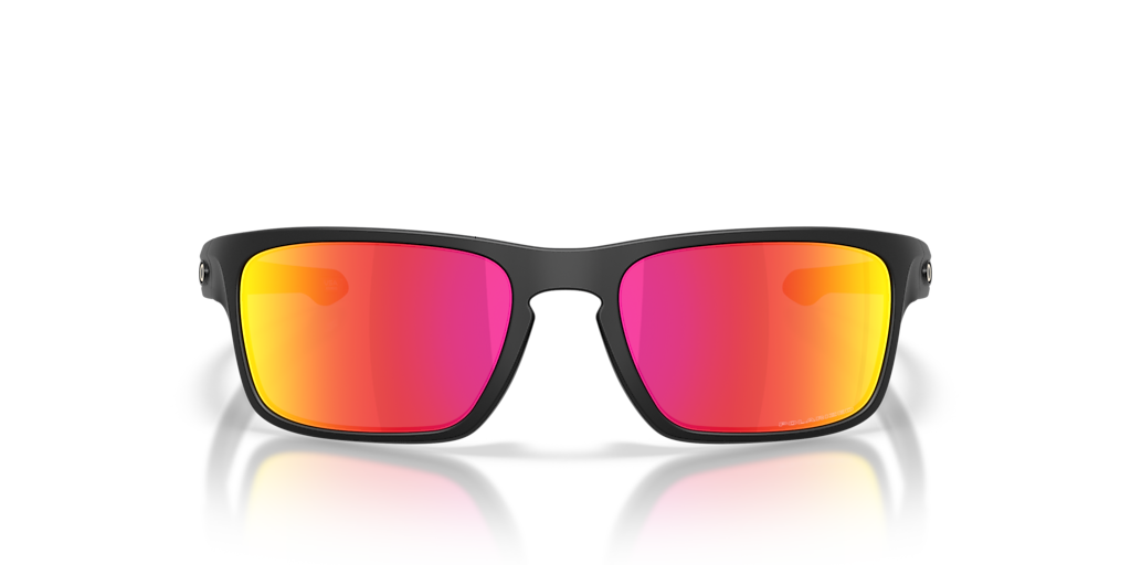 OAKLEY OO9408 Sliver Stealth Matte Black - Man Sunglasses, Ruby Iridium Polarized Lens