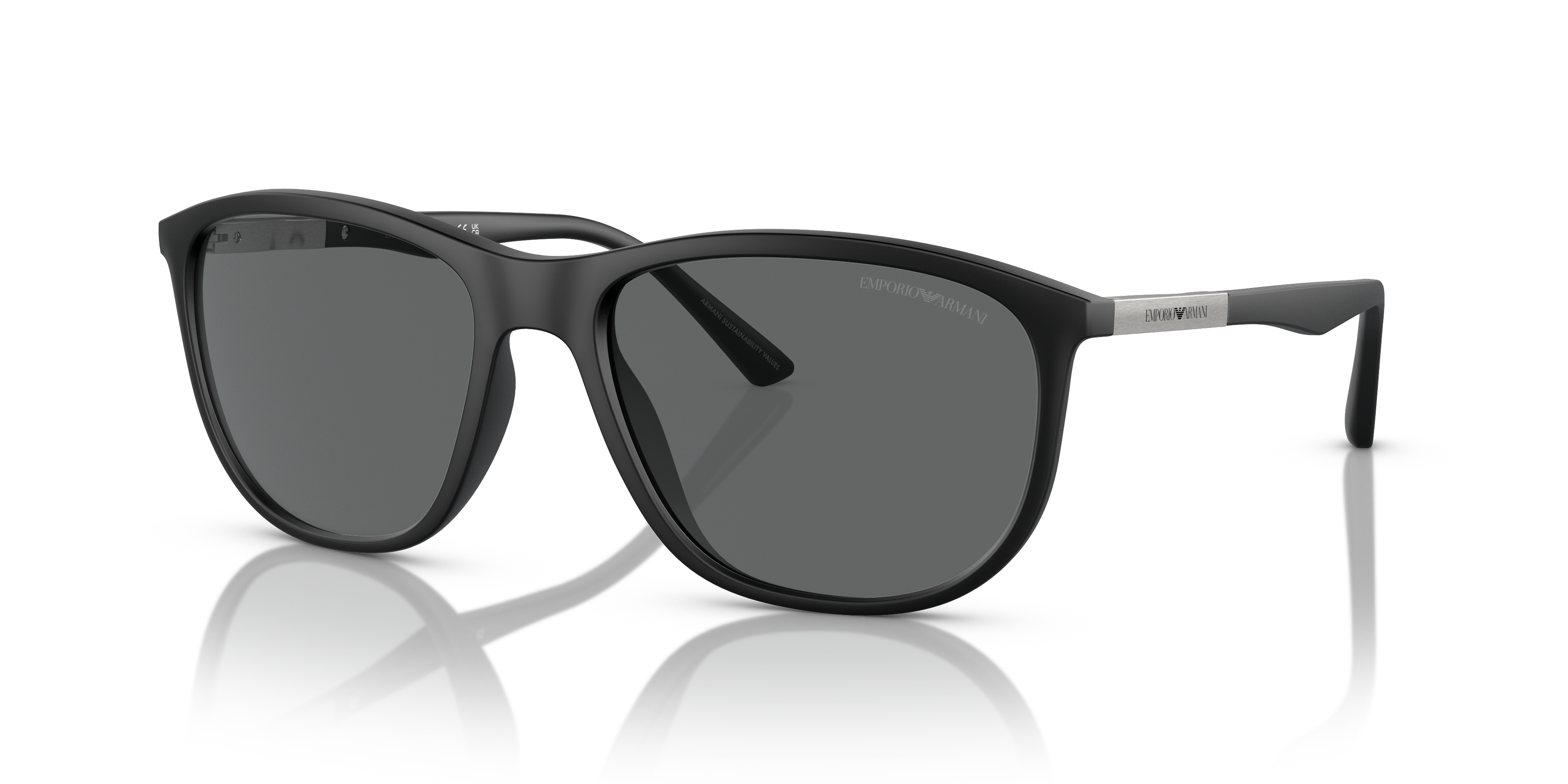 Emporio Armani OEA4058 ブラックサングラス 58mm Emporio Armani 4058 Sunglasses