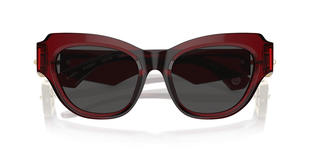 Burberry BE4423 XXL (52 - 18) with Grey lenses and Red frame  display picture 3