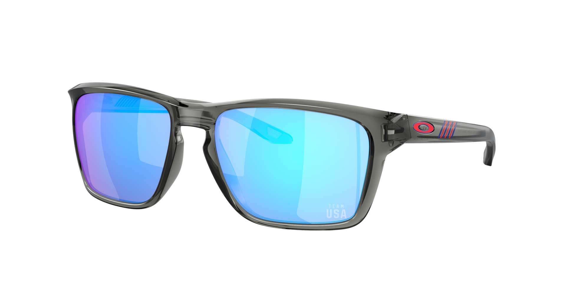 Oakley Man Sunglass OO9448 Sylas XL Team USA - Frame color: Grey Smoke, Lens color: Prizm Sapphire