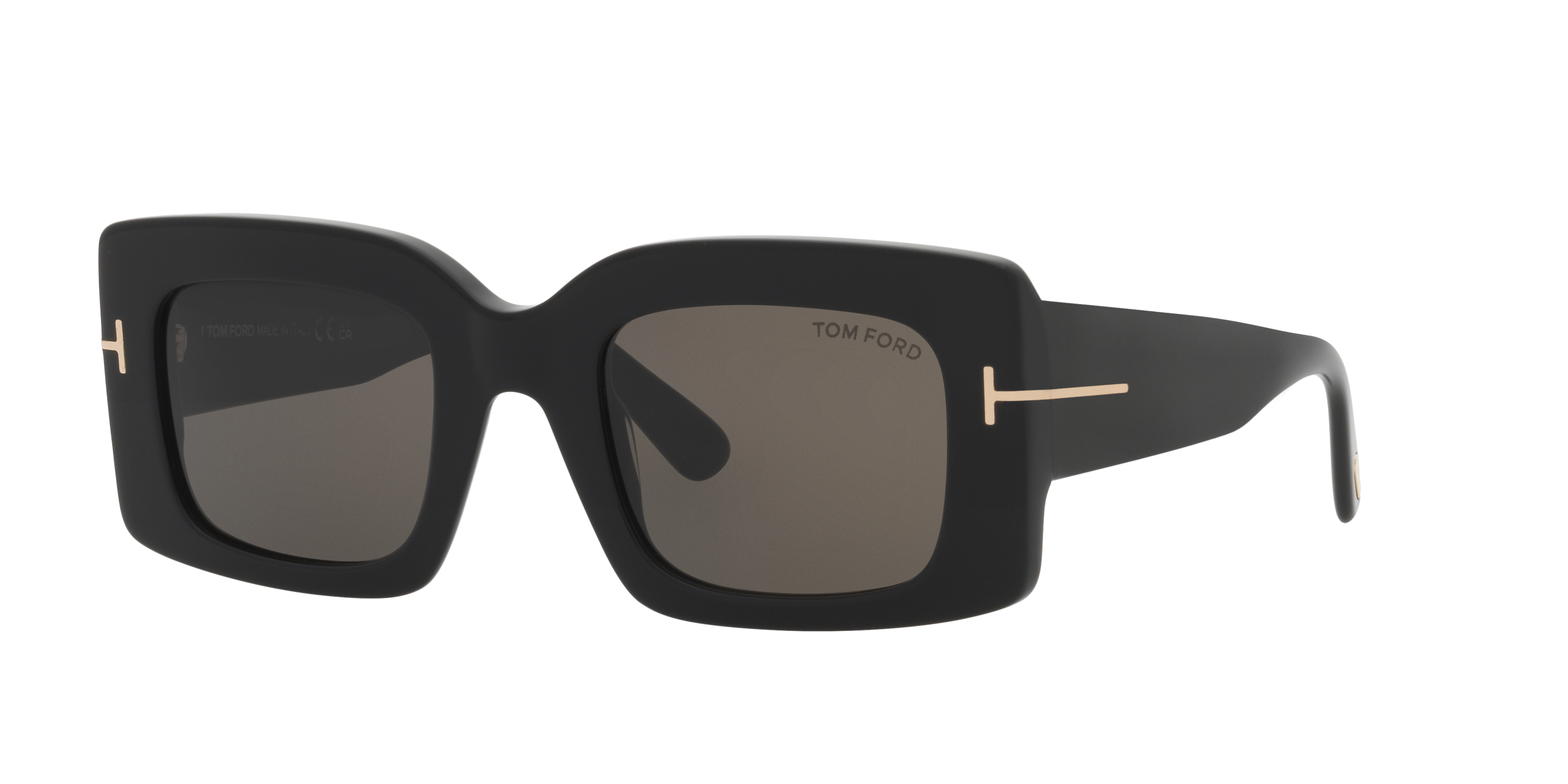 Tom Ford Brigitta XXL (50 - 24) with Grey lenses and Black frame