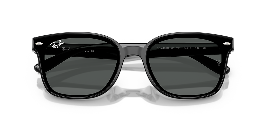 Ray-Ban RB4461D L (64 - 17) with Grey lenses and Black frame