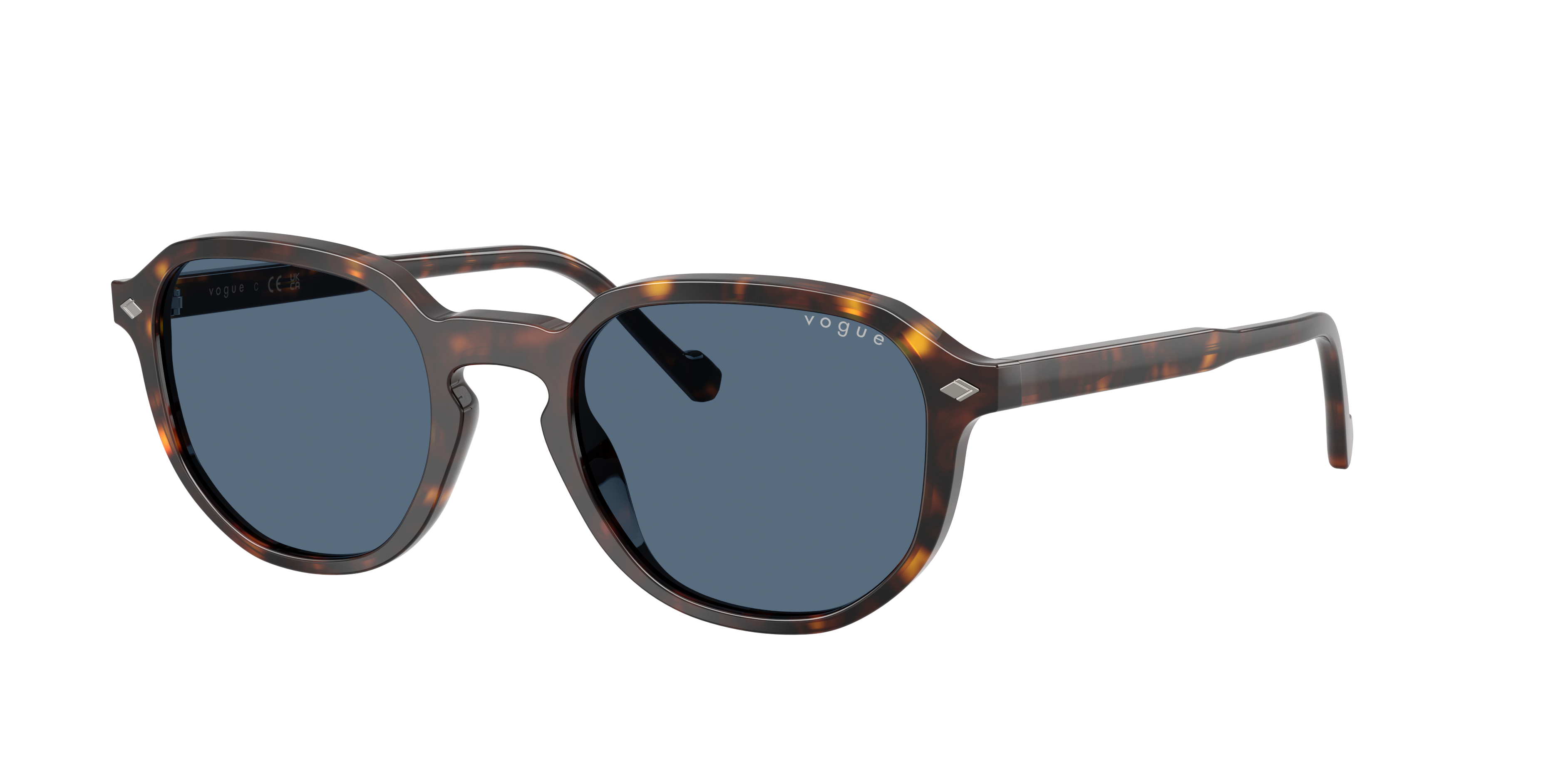 Vogue Eyewear Man Sunglass VO5707S -  Frame color: Dark Havana, Lens color: Dark Blue