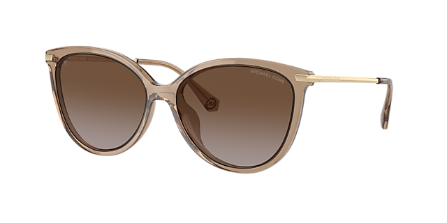 Michael Kors MK2184U Dupont 58 Brown Gradient Polarized & Brown 