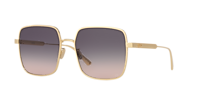 DIOR Dior Cannage CD40172U Gold - Women Luxury Sunglasses, Blue Lens