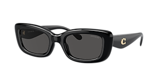【COACH サングラス】 Coach HC8444D CBY86 L (57 - 15) with Grey lenses and Black frame