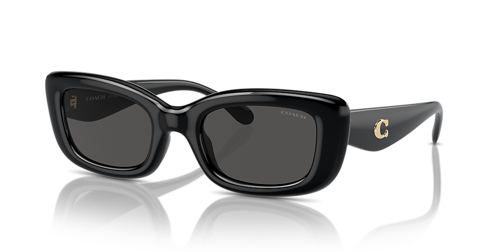 Coach HC8390U CR610 M (51 - 22) with Grey lenses and Black frame