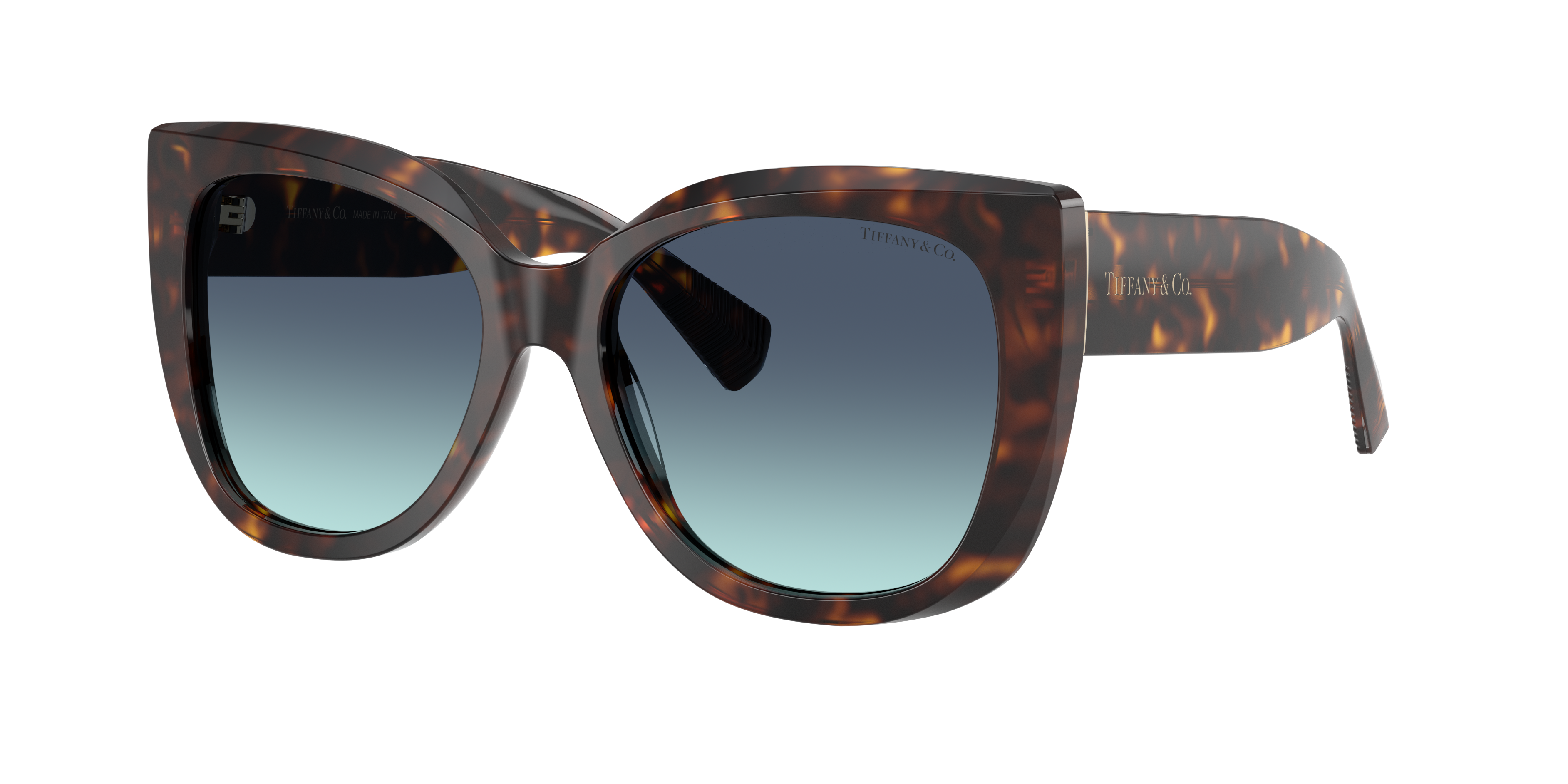Tiffany & Co. Woman Sunglass TF4229 -  Frame color: Havana, Lens color: Azure Gradient Blue